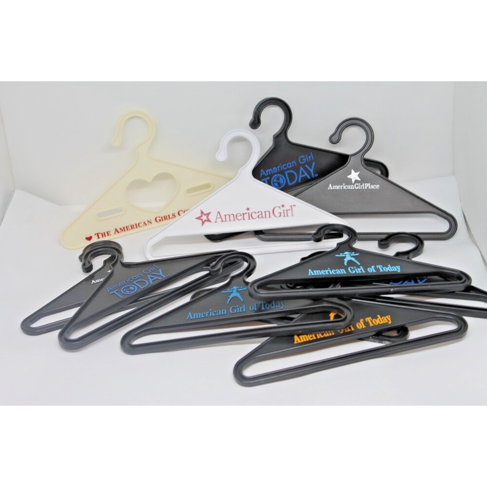 12 American Girl Doll Clothes Hangers Accessories Bundle – Vintage & Modern Mix!